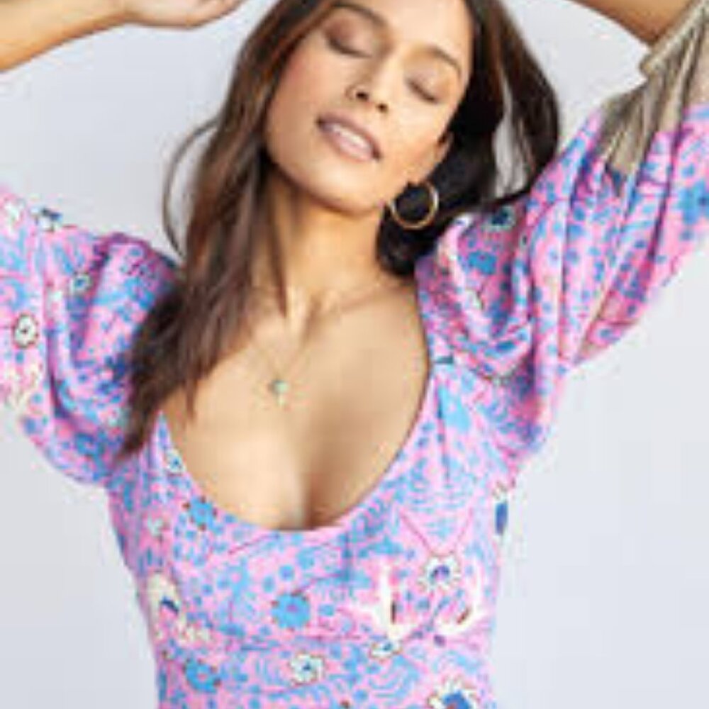 Anthro Plenty by Tracy Reese Botanical Mini Dress